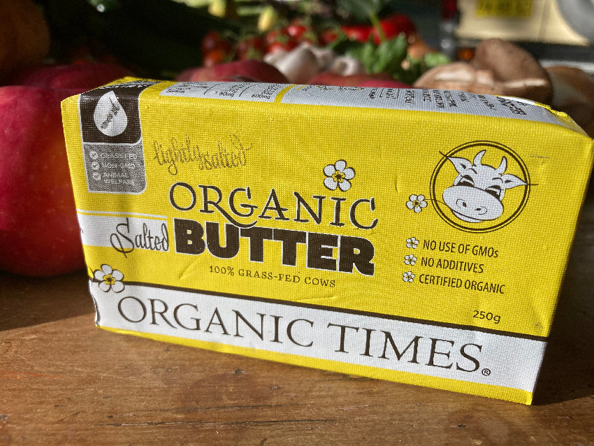Organic Times Salted Butter 250g