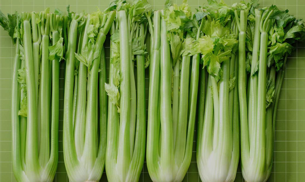 organic celery full box, 8- 10 heads.