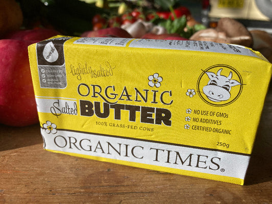 Organic Times Salted Butter 250g